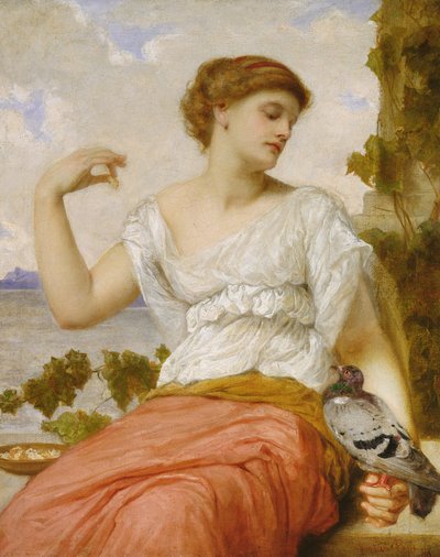 The Pet Pigeon by Gustave Pope